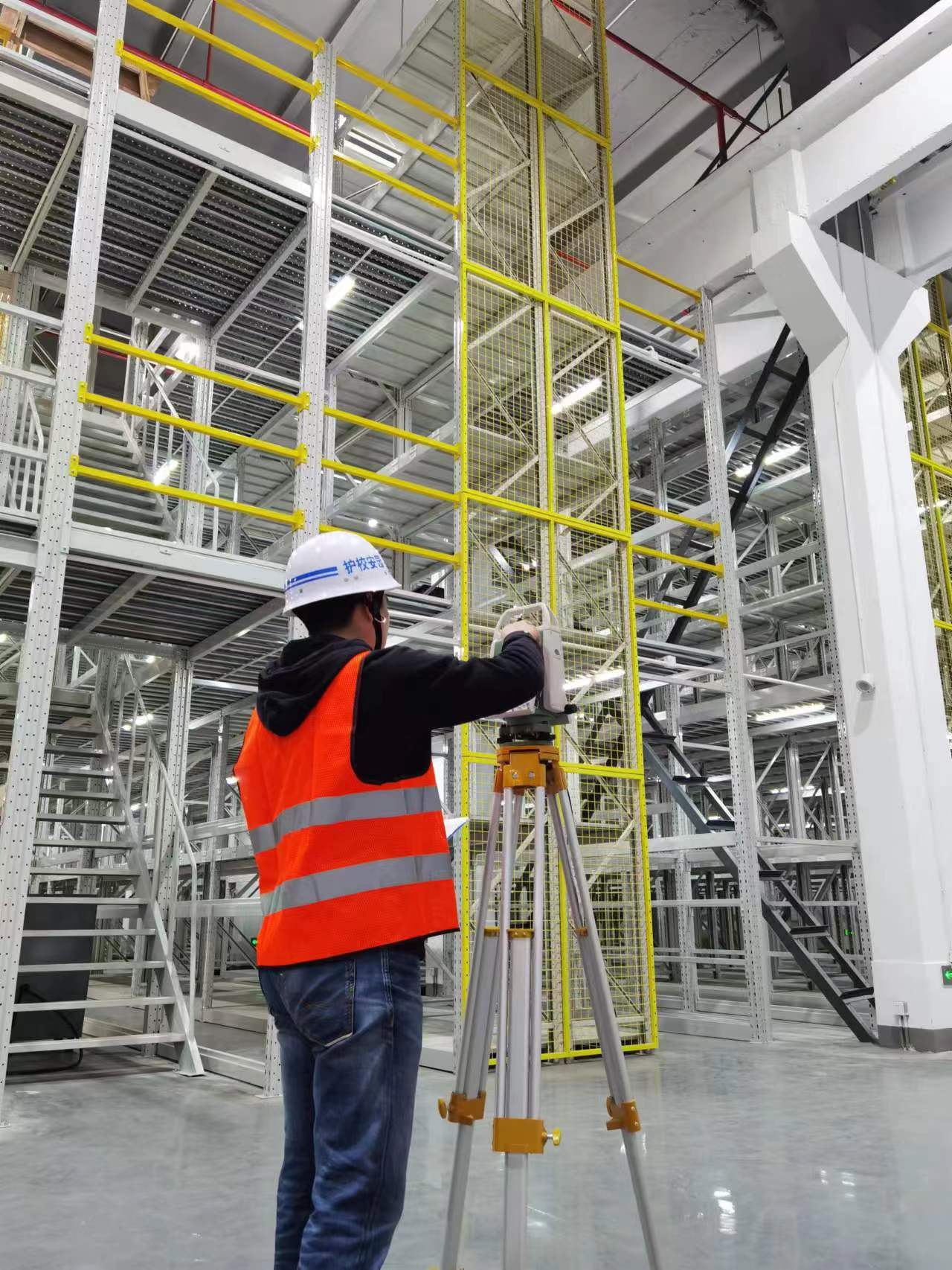 北京某智能倉(cāng)儲(chǔ)科技有限公司閣樓式貨架檢測(cè)