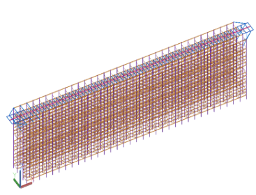 佛山市南海某鋼構(gòu)有限公司貨架有限元分析