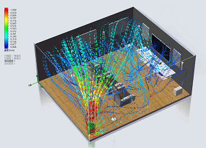 起居室空氣清新機(jī)流場(chǎng)仿真 - 副本.png
